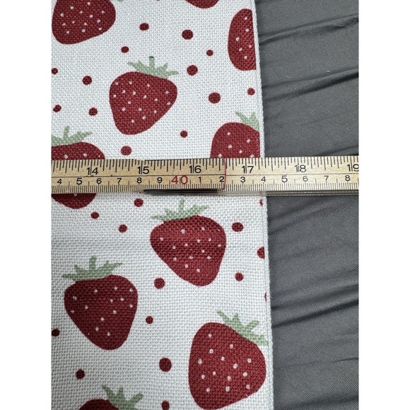 18x18 Strawberry Zippered Pillow Cover - Picture 3 of 4